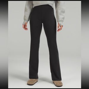Lululemon Pants Brushed Softsteme Rib Zip Flare 32.5” , Size 4 Brand New
